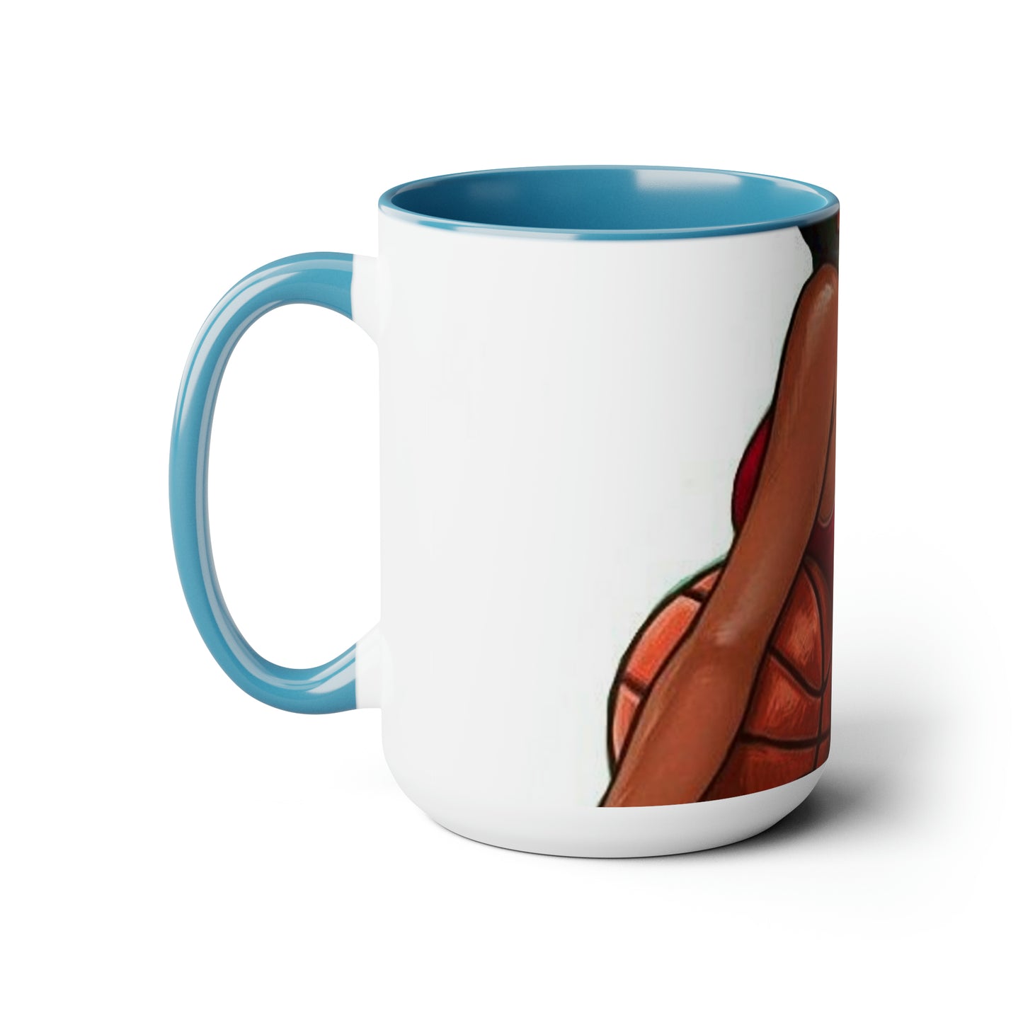 Two-Tone Coffee Mugs, 15oz