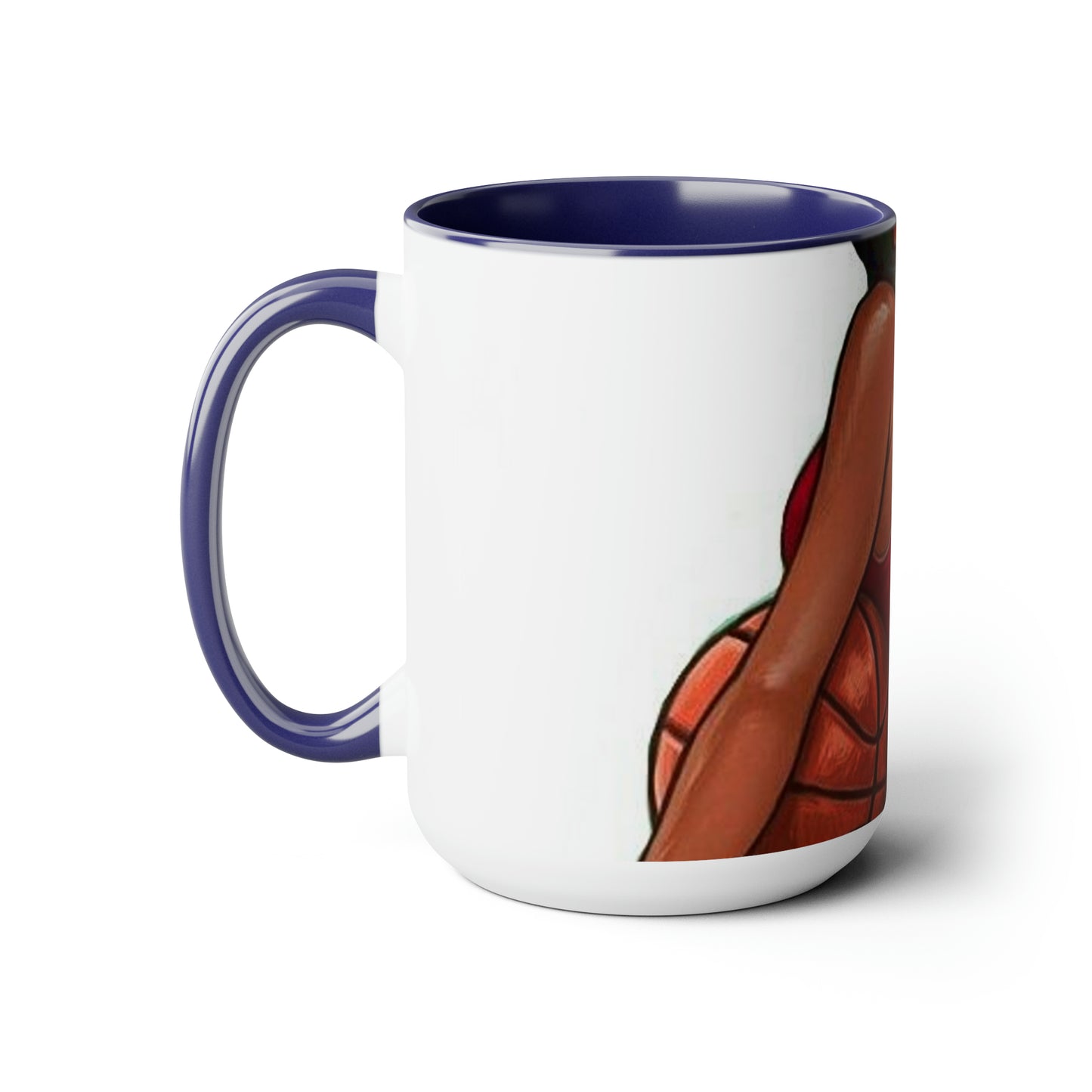 Two-Tone Coffee Mugs, 15oz